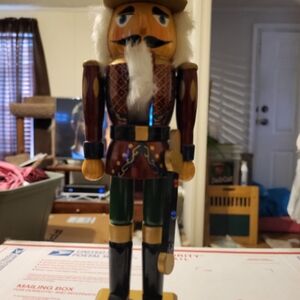 Classic Wooden Used  Nutcracker Soldier Figurine 15in Tal